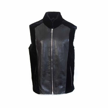 Mocassini Erkek Tekstil Siyah Deri Mont