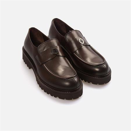 Mocassini Erkek Hakiki Deri Eva Taban Kahverengi Sipiro Günlük Ayakkabı