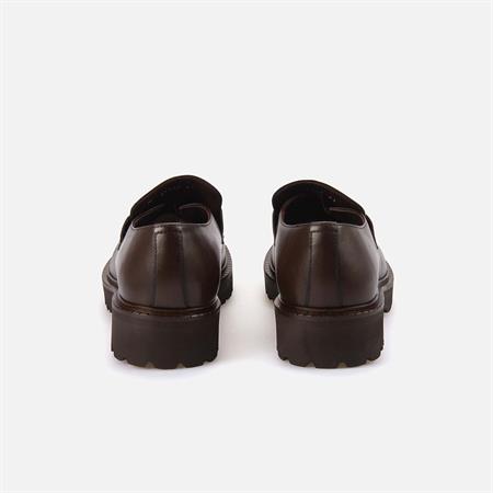 Mocassini Erkek Hakiki Deri Eva Taban Kahverengi Sipiro Günlük Ayakkabı