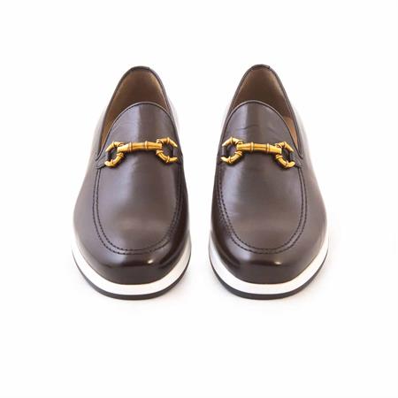 Mocassini Erkek Hakiki Deri Kauçuk Taban Kahverengi Günlük Ayakkabı