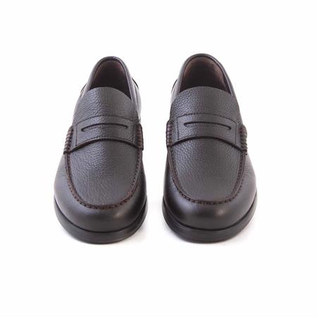 Mocassini Erkek Geyik Derisi Eva Taban Kahverengi Günlük Ayakkabı