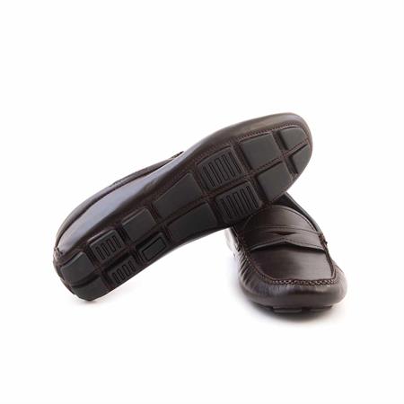 Mocassini Erkek Hakiki Deri Eva Taban Kahverengi Günlük Ayakkabı