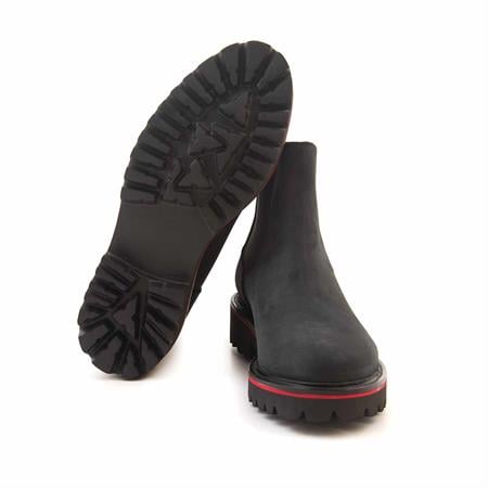 Mocassini Erkek Hakiki Deri Eva Taban Siyah Bot 