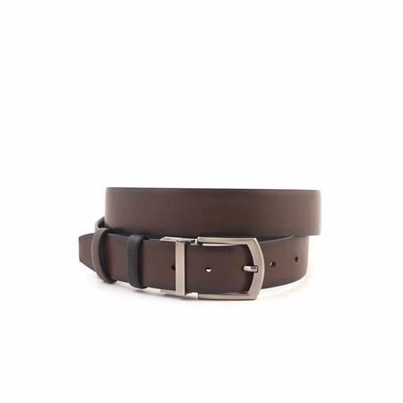 Mocassini Erkek Rugan Deri Siyah-Kahverengi Kemer 