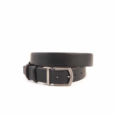 Mocassini Erkek Rugan Deri Siyah-Kahverengi Kemer 