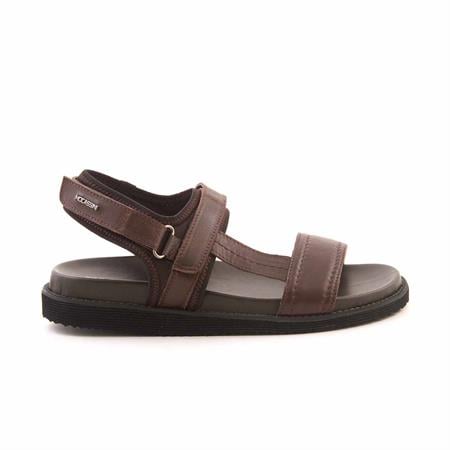 Mocassini Erkek Hakiki Deri Kahverengi Sandalet Ayakkabı