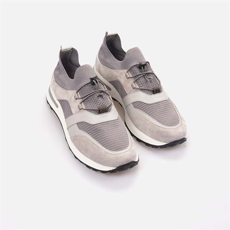 Mocassini Erkek Hakiki Deri Gri Spor & Sneaker Ayakkabı