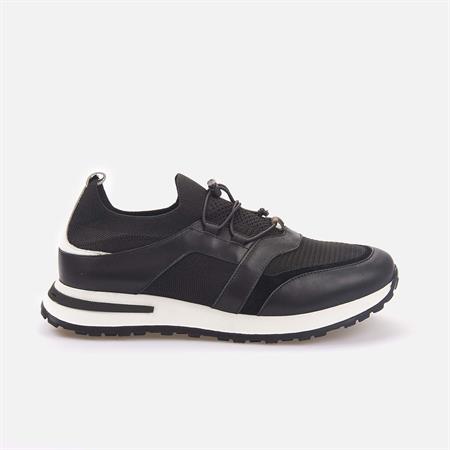 Mocassini Erkek Hakiki Deri Siyah Spor & Sneaker Ayakkabı