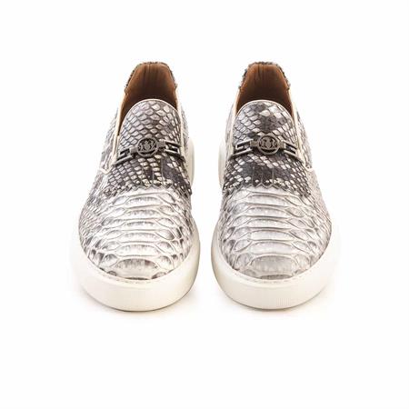 Mocassini Erkek Hakiki Deri Kauçuk Taban Bej Spor & Sneaker Ayakkabı