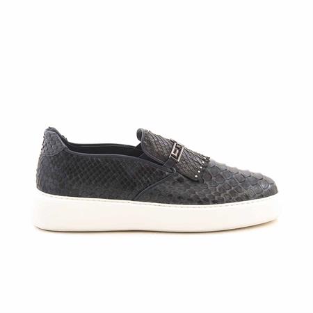 Mocassini Erkek Hakiki Deri Kauçuk Taban Lacivert Spor & Sneaker Ayakkabı