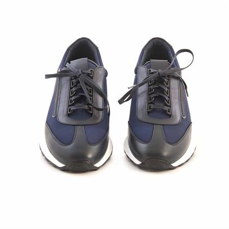 Mocassini Erkek Hakiki Deri Kauçuk Taban Lacivert Spor & Sneaker Ayakkabı