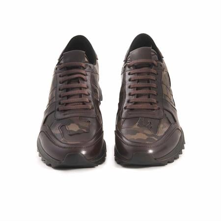 Mocassini Erkek Hakiki Deri Kauçuk Taban Kahverengi-Vizon Spor & Sneaker Ayakkabı