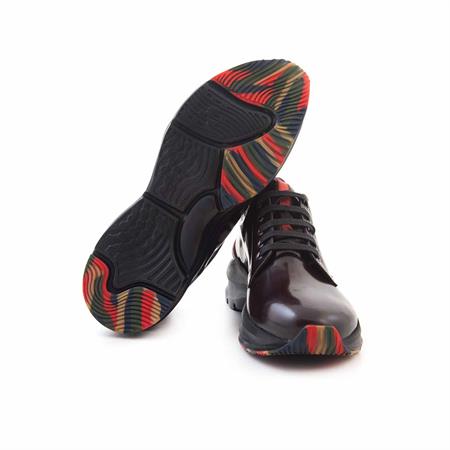 Mocassini Erkek Hakiki Deri Kauçuk Taban Bordo Spor & Sneaker Ayakkabı
