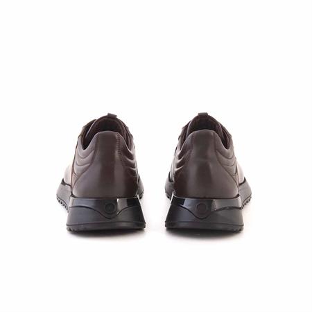 Mocassini Erkek Hakiki Deri Kauçuk Taban Kahverengi Spor & Sneaker Ayakkabı