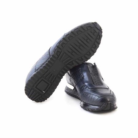 Mocassini Erkek Hakiki Deri Kauçuk Taban Lacivert Spor & Sneaker Ayakkabı