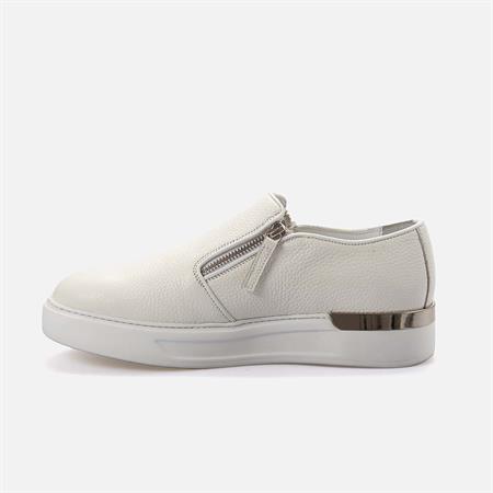 Mocassini Erkek Hakiki Deri Eva Taban Beyaz Spor & Sneaker Ayakkabı