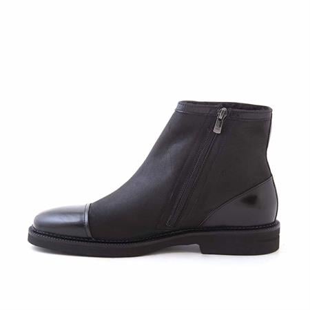 Mocassini Gold Erkek Hakiki Deri Eva Taban Siyah Bot 