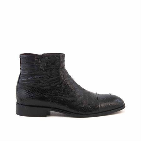 Mocassini Gold Erkek Hakiki Deri Eva Taban Siyah Bot 