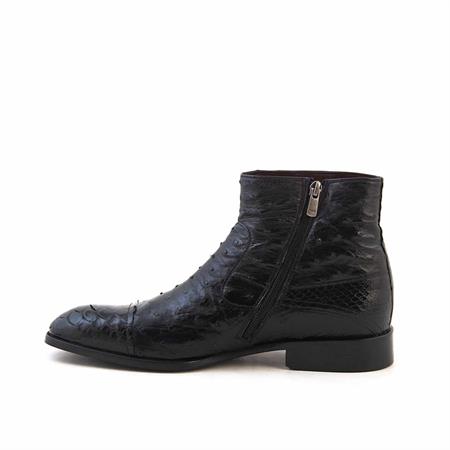 Mocassini Gold Erkek Hakiki Deri Eva Taban Siyah Bot 