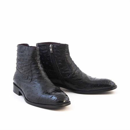 Mocassini Gold Erkek Hakiki Deri Eva Taban Siyah Bot 