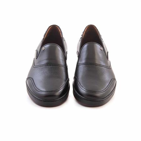 Mocassini Gold Erkek Hakiki Deri Siyah Günlük Ayakkabı