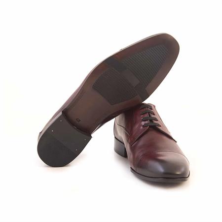 Mocassini Gold Erkek Hakiki Deri Bordo Klasik Ayakkabı