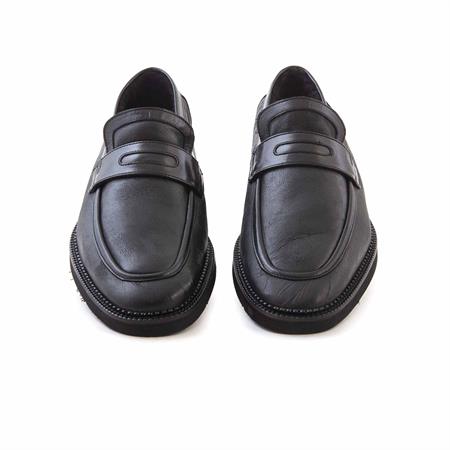 Mocassini Gold Erkek Hakiki Deri Eva Taban Siyah Klasik Ayakkabı