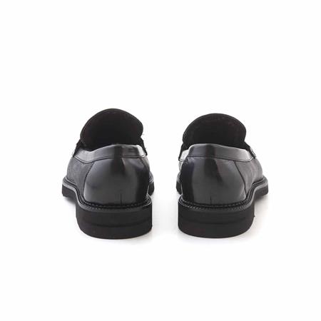 Mocassini Gold Erkek Hakiki Deri Eva Taban Siyah Klasik Ayakkabı