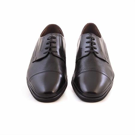 Mocassini Gold Erkek Hakiki Deri Eva Taban Siyah Klasik Ayakkabı