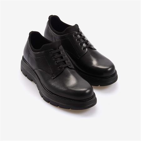 Mocassini Gold Geyik Derisi Kauçuk Taban Siyah Günlük Erkek Ayakkabı 67629V