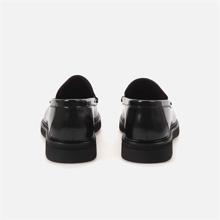 Mocassini Gold Erkek Hakiki Deri Eva Taban Siyah Günlük Ayakkabı