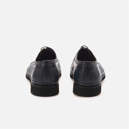 Mocassini Gold Erkek Hakiki Deri Eva Taban Lacivert Klasik Ayakkabı