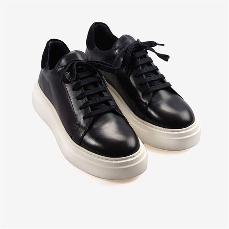 Mocassini Hakiki Deri Erkek Bağcıklı Kalın Taban Spor & Sneaker 35110