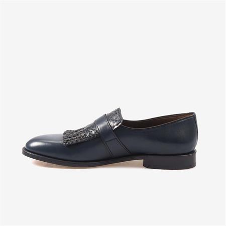 Mocassini Hakiki Deri Erkek Klasik Tokalı Ayakkabı 7245