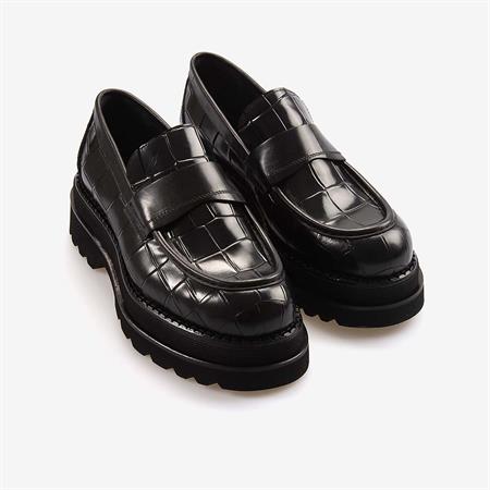 Mocassini Hakiki Deri Erkek Kroko Günlük Ayakkabı 504