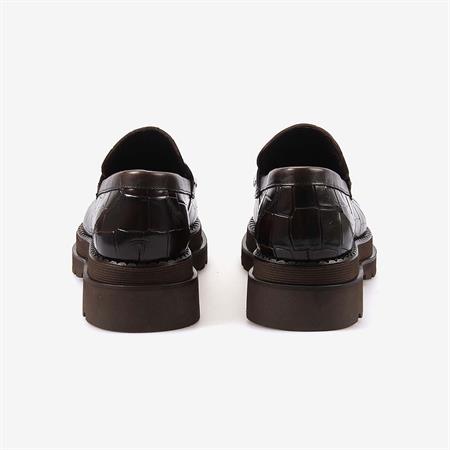 Mocassini Hakiki Deri Erkek Kroko Günlük Ayakkabı 504