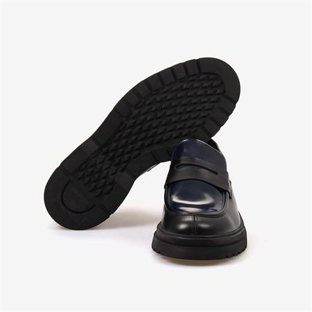 Mocassini Hakiki Deri Erkek Siyah Günlük Ayakkabı 3435