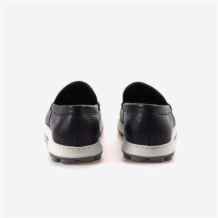 Mocassini Hakiki Deri Erkek Spor & Sneaker Lacivert Floter Ayakkabı