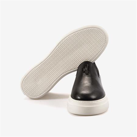 Mocassini Hakiki Deri Erkek Spor & Sneaker Siyah Sipiro Ayakkabı
