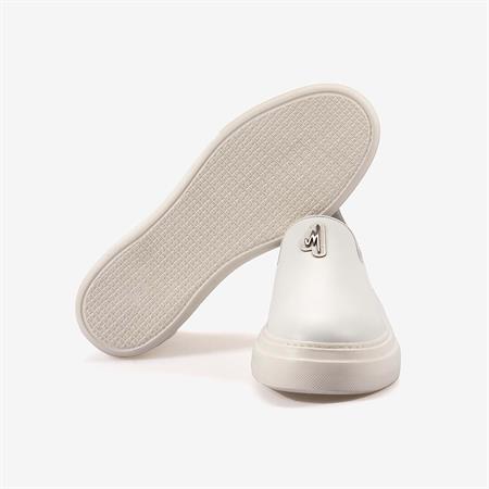 Mocassini Hakiki Deri Erkek Spor & Sneaker Beyaz Sipiro Ayakkabı