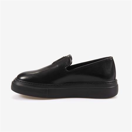 Mocassini Hakiki Deri Erkek Spor & Sneaker Siyah Sipiro Ayakkabı
