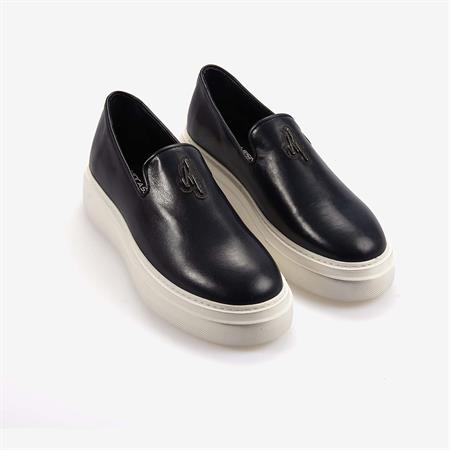 Mocassini Hakiki Deri Erkek Spor & Sneaker Lacivert Sipiro Ayakkabı