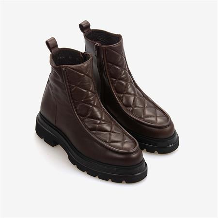 Mocassini Hakiki Deri Kadın Bot 7964