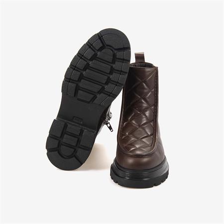 Mocassini Hakiki Deri Kadın Bot 7964