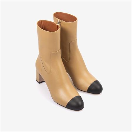 Mocassini Hakiki Deri Kadın Bot M103