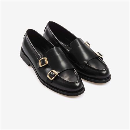 Mocassini Hakiki Deri  Kadın Klasik Ayakkabı 5328-01