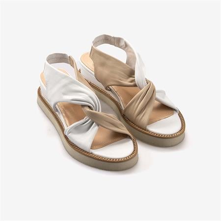 Mocassini Hakiki Deri Kadın Sandalet 7690