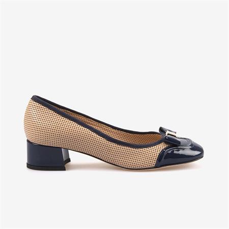 Mocassini Hakiki Deri Kadın Topuklu Günlük Ayakkabı 91662V1