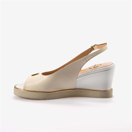 Mocassini Hakiki Deri Kadın Topuklu Sandalet 7689