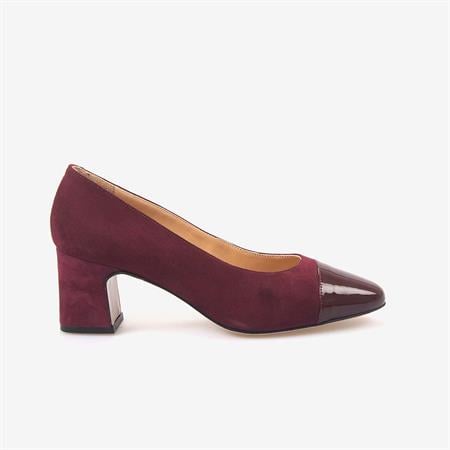 Mocassini Hakiki Deri Kadın Topuklu Süet Ayakkabı 49212